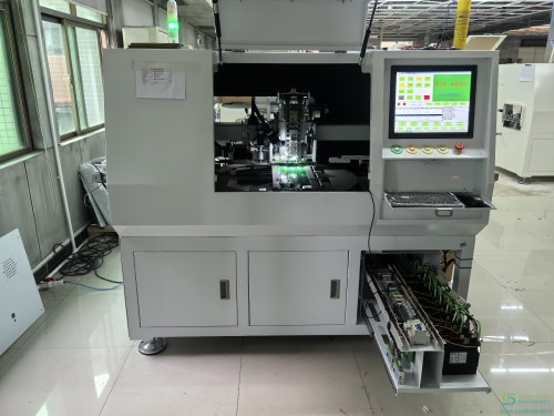 Optimize your EMS factory's efficiency with Southern Machinery's state-of-the-art Axial Insertion Machine. Featuring full servo-driven technology and a drawer-style control box, this machine ensures ease of operation and maintenance. It is designed to handle various taped axial lead components, such as resistors, diodes, and jumper wires, allowing precise and rapid insertion into PCB boards. By integrating advanced automation and user-friendly features, Southern Machinery's Axial Insertion Machine maximizes productivity and reduces downtime, delivering unmatched performance for high-volume PCB assembly