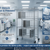 SMT-Stencil-storage-rack-Trolley-Cabinet--Max-Lifespan
