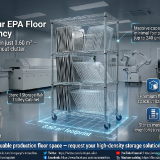 SMT-Stencil-storage-rack-Trolley-Cabinet--efficiency