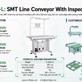 smt-line-conveyor-s350cl-with-lighting-500mm-350mm-pcb-link-conveyor-ems-southern-machinery