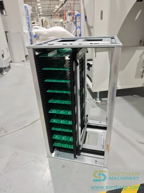 slf250-l-type-smt-magazine-loader-pcb-rack-front-view.webp