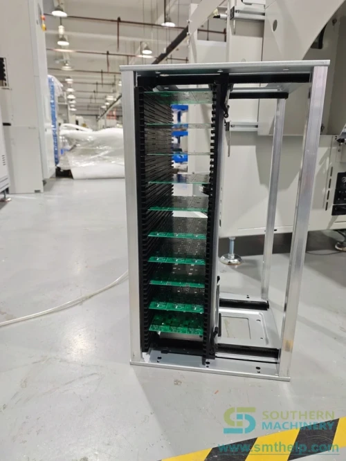 slf250-l-type-smt-magazine-loader-pcb-rack-side-view.webp