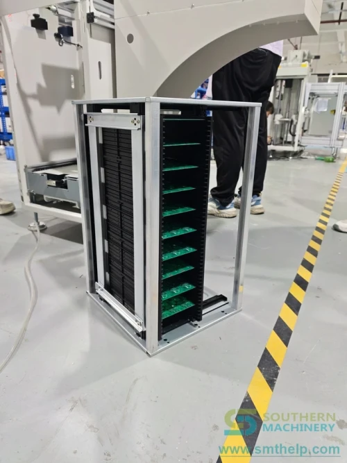 slf250-l-type-smt-magazine-loader-rack-angle-view.webp